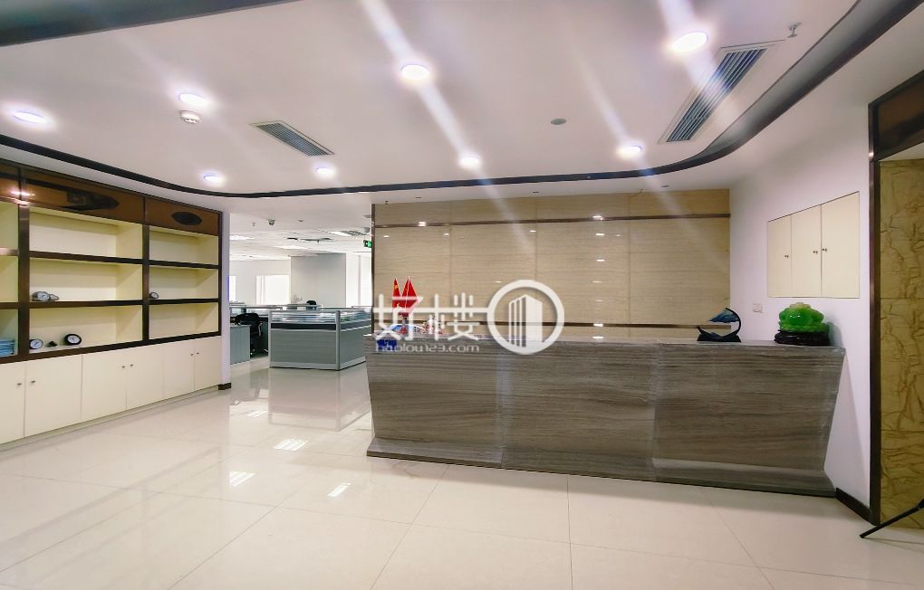 万科中心中心丨电梯口户型现房出售丨两套打通可分售写字楼|办公室出租|租赁/租金/图片