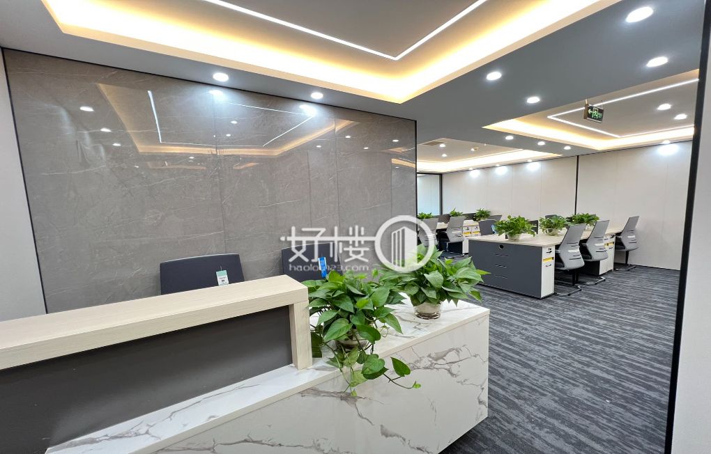 大坪轻轨站旁万科中心精装修带家具出租写字楼|办公室出租|租赁/租金/图片