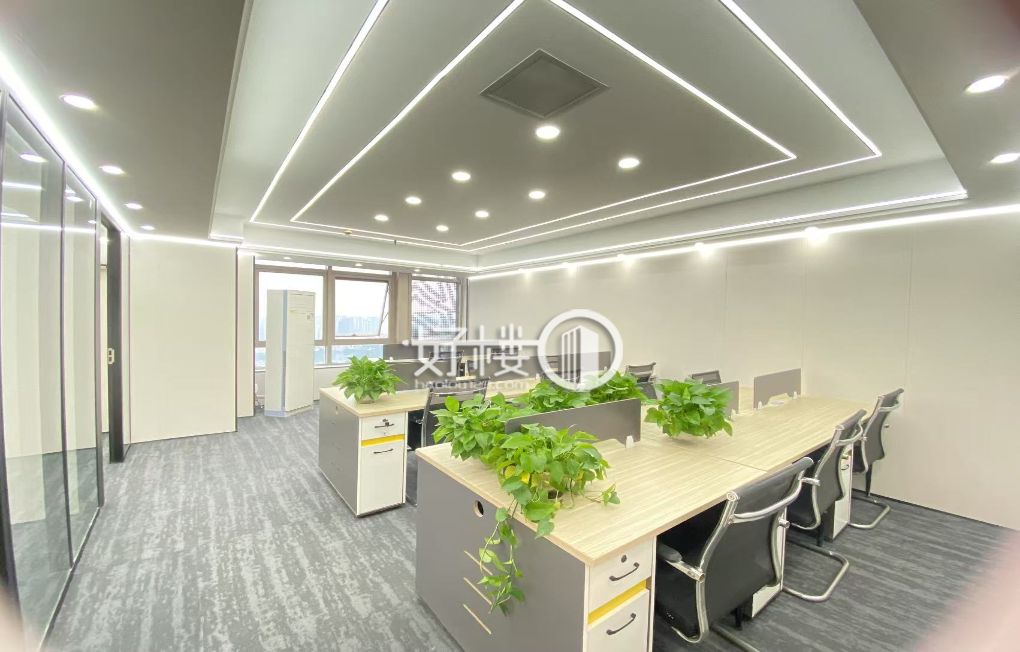 渝中区大坪轻轨站出口万科中心写字楼带家具出租m²写字楼|办公室出租|租赁/租金/图片