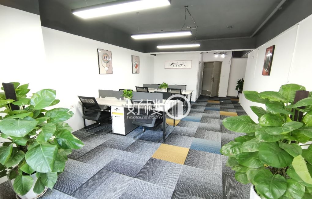 渝中大坪万科中心 大通间 装修带家具特价出租m²写字楼|办公室出租|租赁/租金/图片