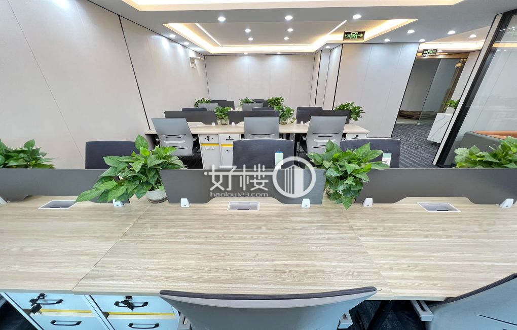大坪轻轨旁万科中心精装修带家具出租写字楼|办公室出租|租赁/租金/图片