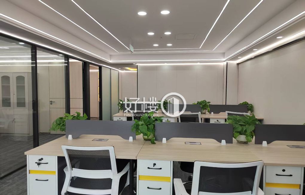 石油路轻轨站旁万科中心精装修带家具出租m²写字楼|办公室出租|租赁/租金/图片