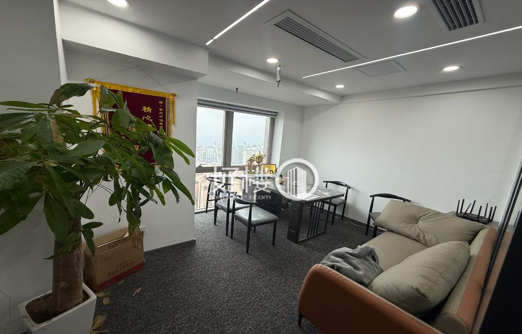大坪轻轨站旁万科中心精装修带家具出租m²写字楼|办公室出租|租赁/租金/图片