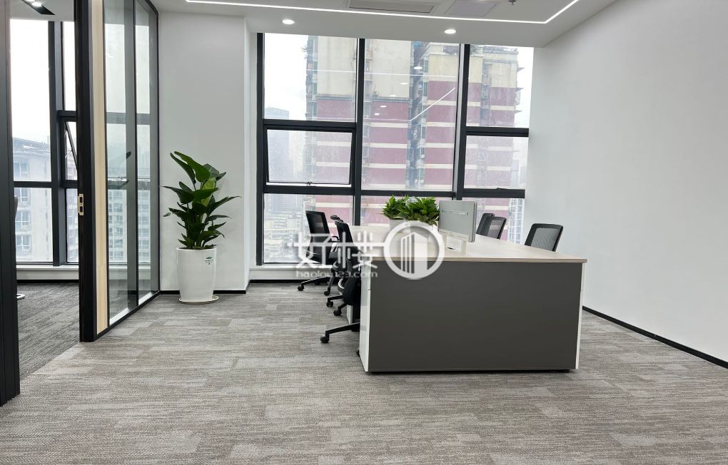 花卉园轻轨站出口 世纪财富星座 2+6格局带家具写字楼|办公室出租|租赁/租金/图片