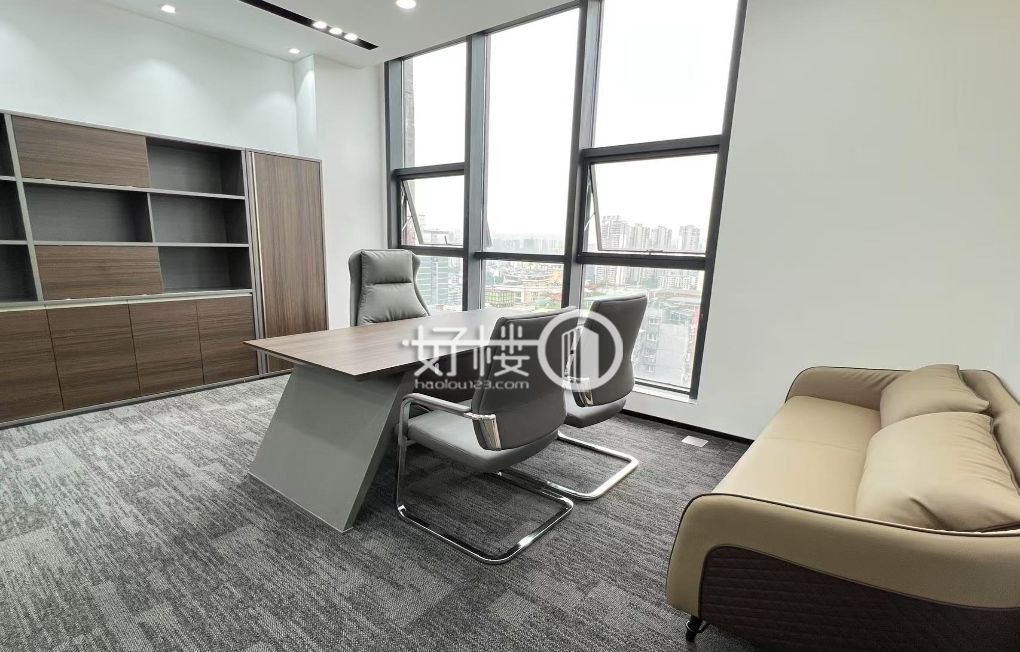 精装修办公出租！渝北花卉园轻轨出口 世纪财富星座写字楼|办公室出租|租赁/租金/图片