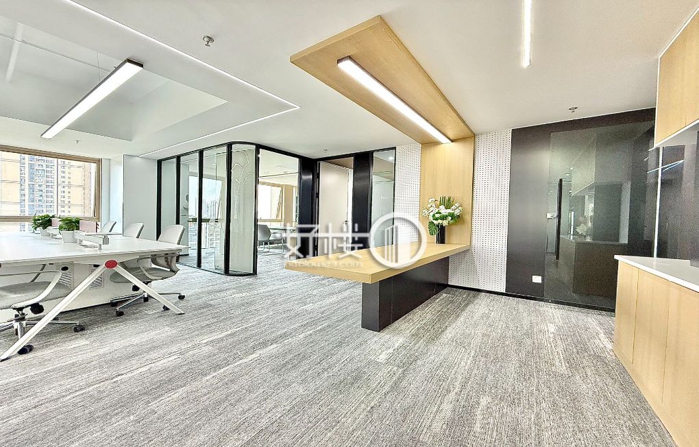 渝北北站轻轨出口 全新装修带家具 价格便宜随时看房m²写字楼|办公室出租|租赁/租金/图片