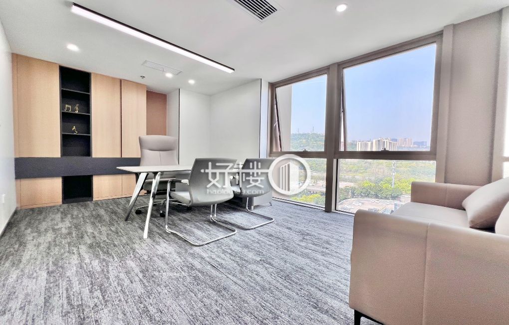 渝北北站轻轨出口 全新装修带家具 价格便宜随时看房m²写字楼|办公室出租|租赁/租金/图片