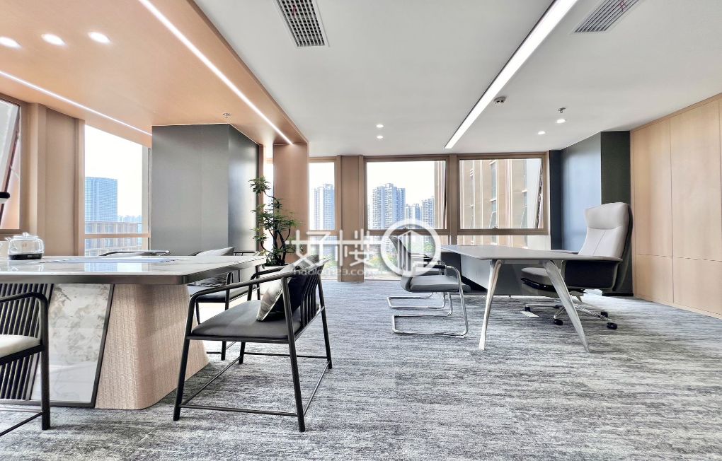 渝北北站轻轨出口 全新装修带家具 价格便宜随时看房m²写字楼|办公室出租|租赁/租金/图片