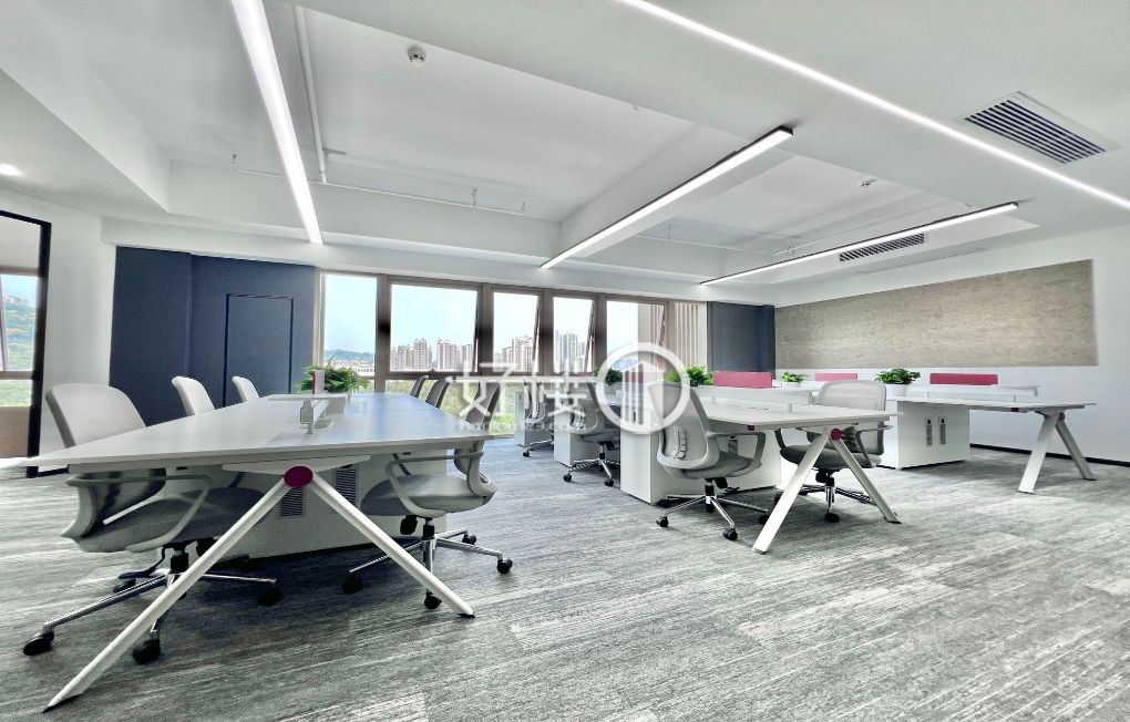 渝北北站轻轨出口 全新装修带家具 价格便宜随时看房m²写字楼|办公室出租|租赁/租金/图片