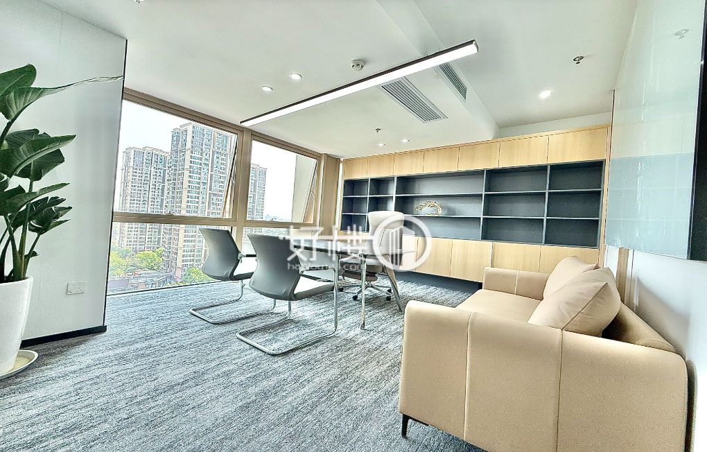 渝北北站轻轨出口 全新装修带家具 价格便宜随时看房m²写字楼|办公室出租|租赁/租金/图片