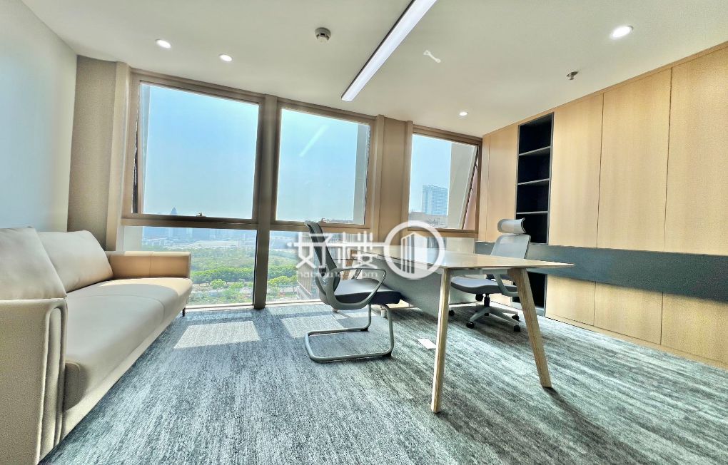 渝北北站轻轨出口 全新装修带家具 价格便宜随时看房m²写字楼|办公室出租|租赁/租金/图片