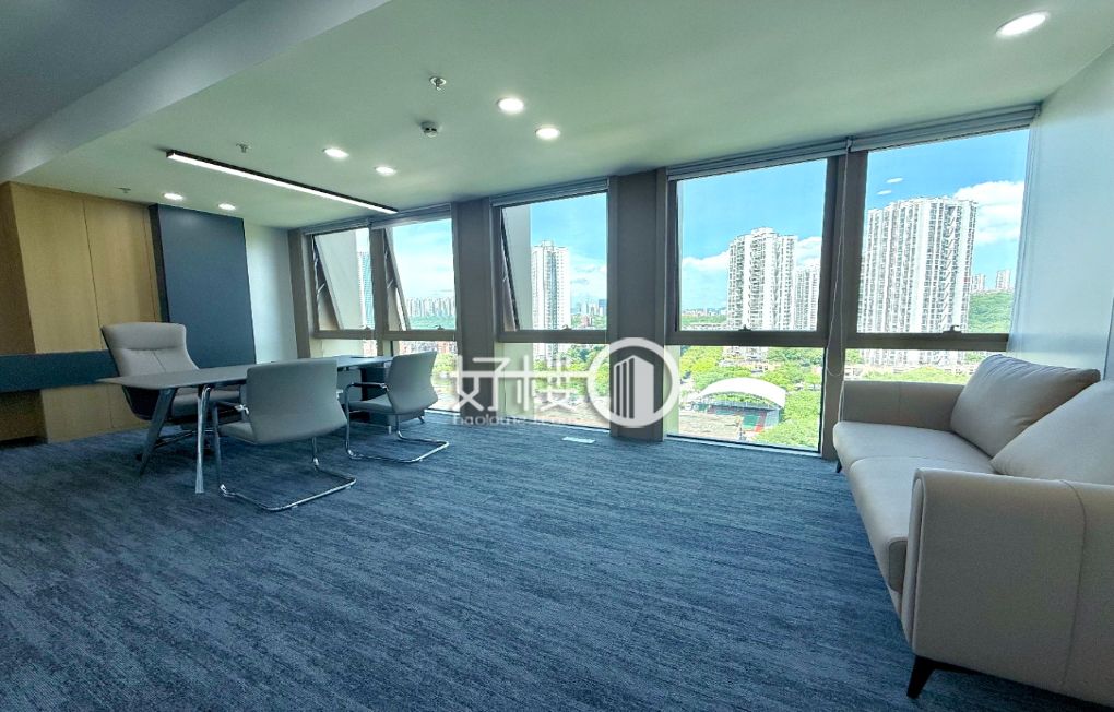 渝北北站轻轨出口 全新装修带家具 价格便宜随时看房写字楼|办公室出租|租赁/租金/图片