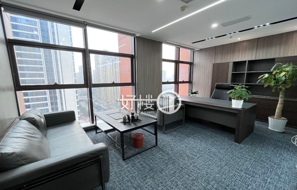 北环出口两江春城写字楼精装带家具车位充足轻轨近m²写字楼|办公室出租|租赁/租金/图片