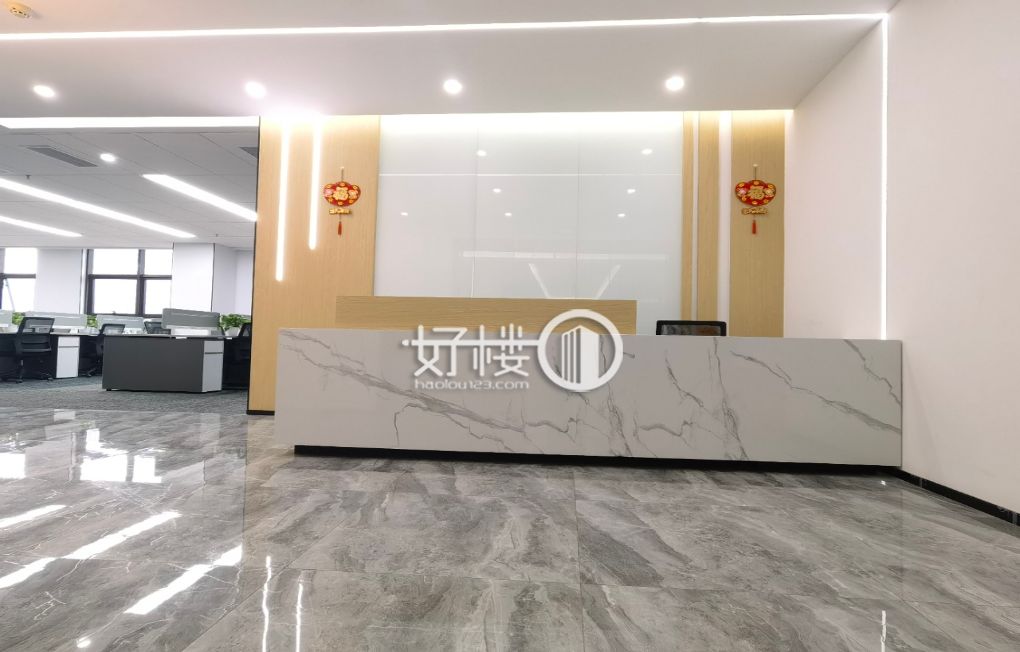 北环出口两江春城写字楼精装带家具车位充足轻轨近写字楼|办公室出租|租赁/租金/图片