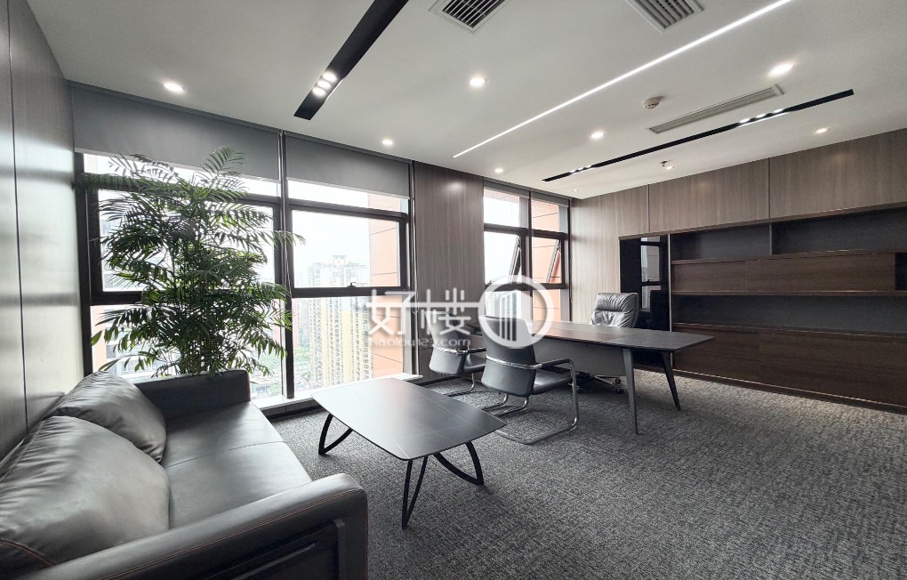 北环出口两江春城写字楼精装带家具车位充足轻轨近m²写字楼|办公室出租|租赁/租金/图片