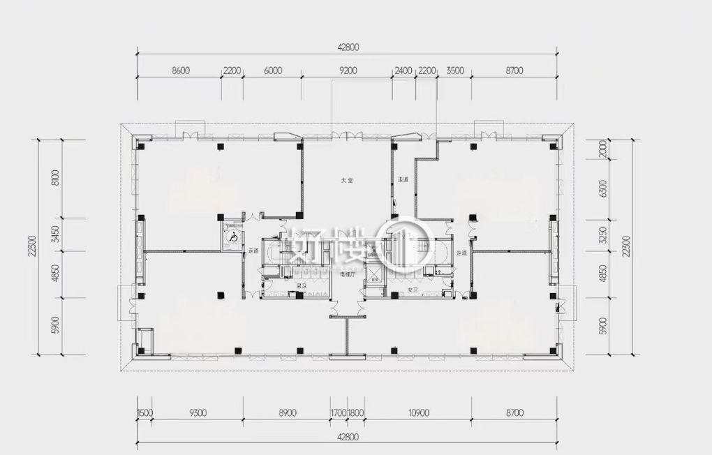 中交重庆总部基地6号楼写字楼|办公室出售|租赁/租金/图片