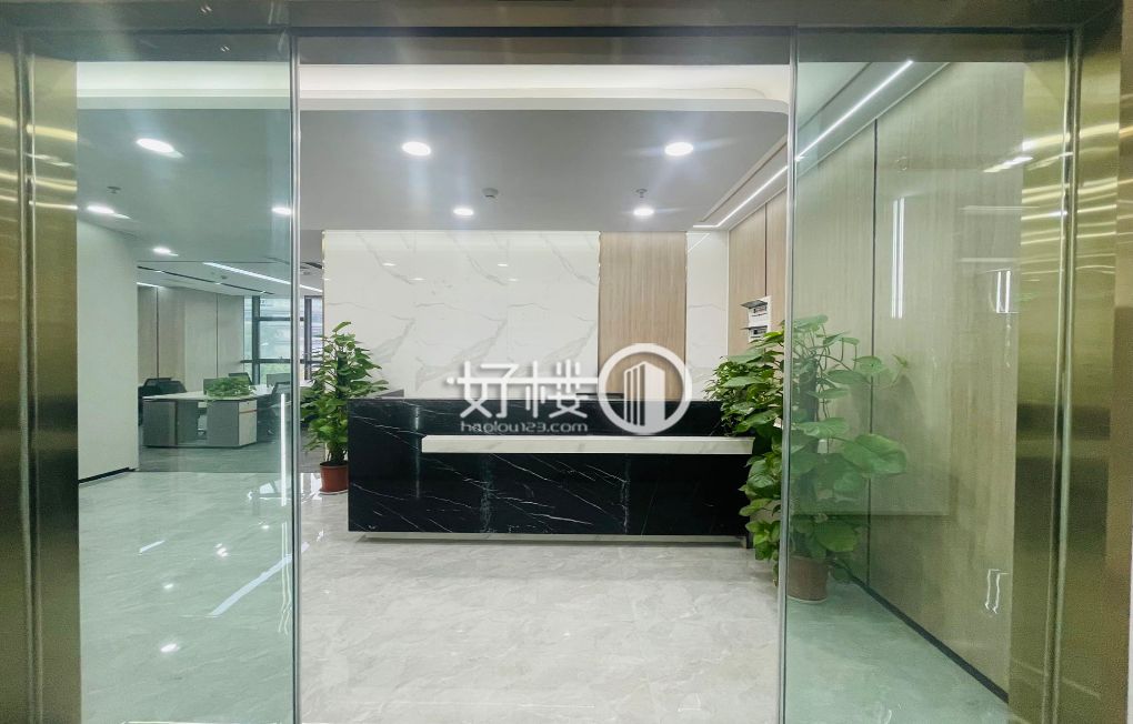 两江幸福广场 精装修带家具 格局3+12m²写字楼|办公室出租|租赁/租金/图片
