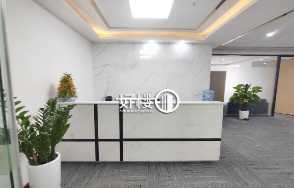 渝北中渝爱都会轻轨盖上双面采光 格局方正一线采光写字楼|办公室出租|租赁/租金/图片