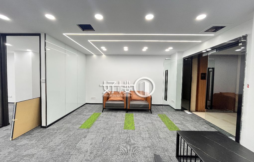 毗邻轻轨站 双开玻璃大门 精装带家具办公室出租m²写字楼|办公室出租|租赁/租金/图片