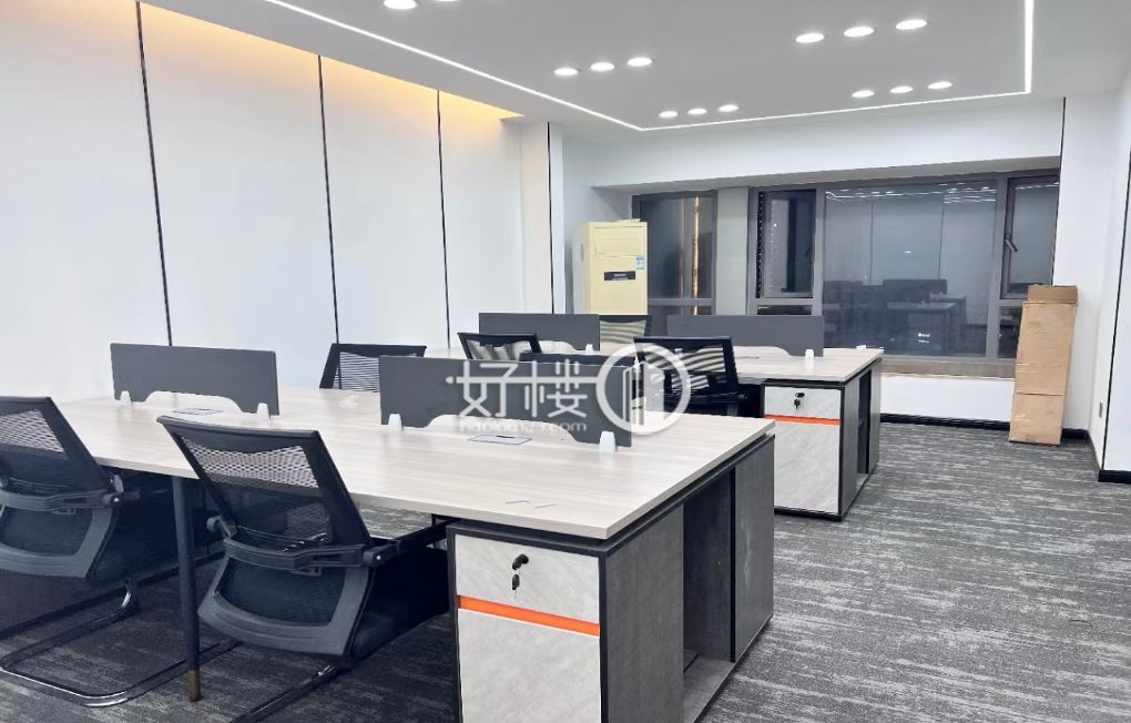 嘉州中渝都会首站 精装带家具 端头双面采光写字楼|办公室出租|租赁/租金/图片