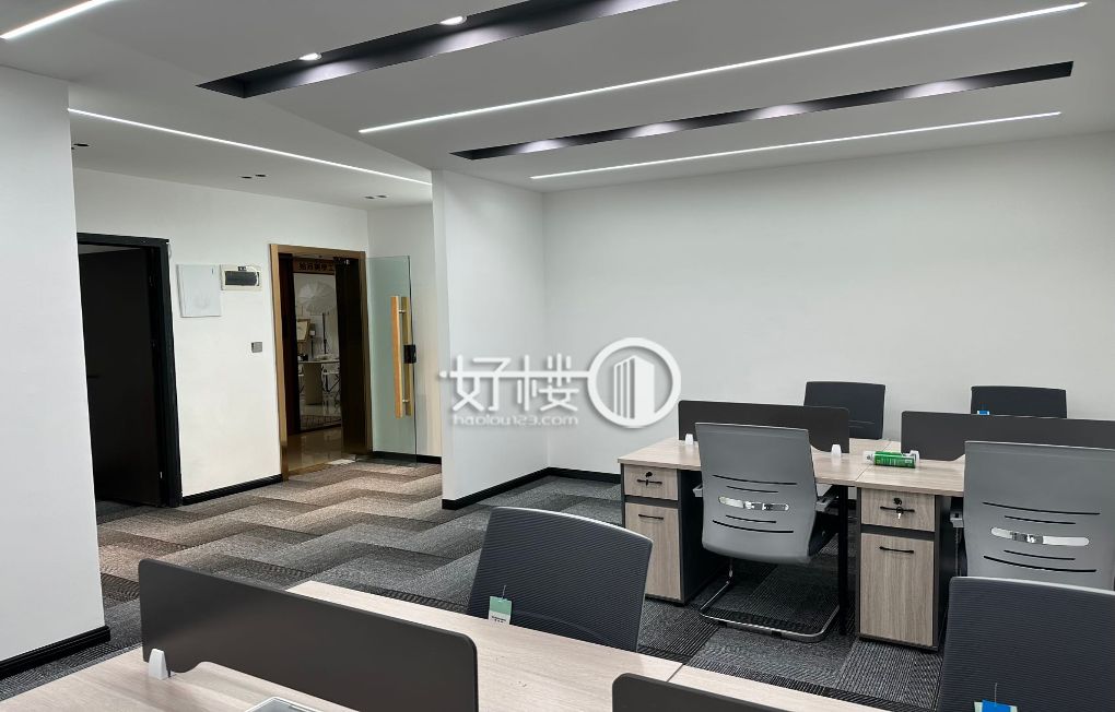 渝北嘉州 中渝都会首站精装办公室出租 现房随时可看m²写字楼|办公室出租|租赁/租金/图片