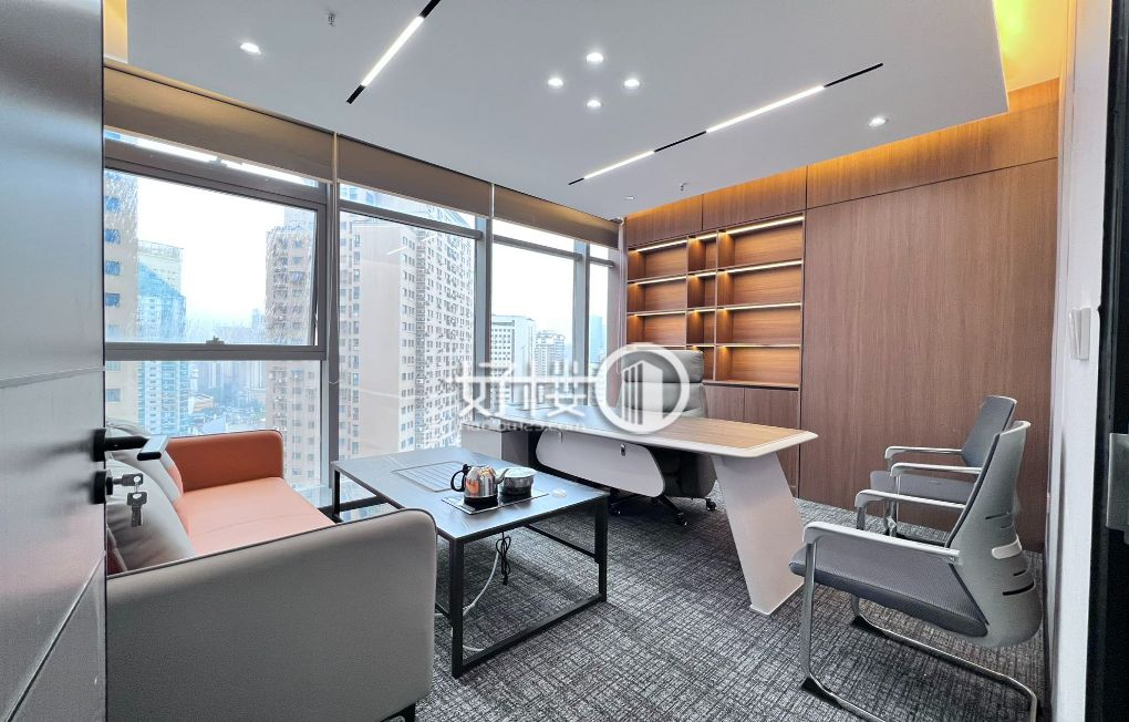 杨家坪中迪广场精装修 超高区 豪华装修 视野开阔写字楼|办公室出租|租赁/租金/图片