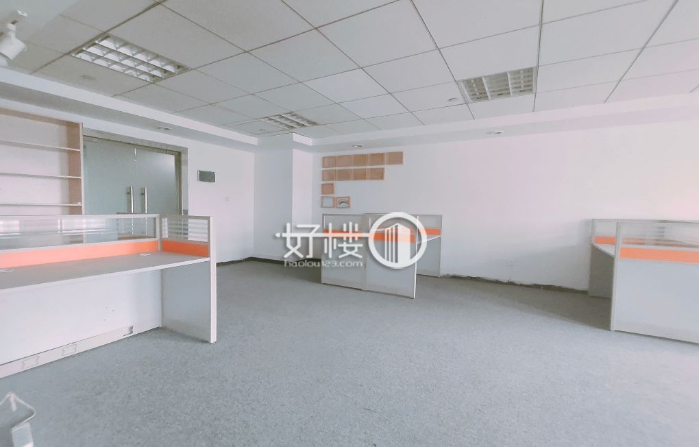 江北区红旗河沟地铁站附近伊美金域精装修带家具90平写字楼|办公室出租|租赁/租金/图片