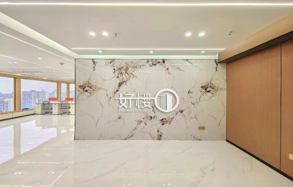 出租南坪凯宾斯基精装配家具办公 视野霸道写字楼|办公室出租|租赁/租金/图片