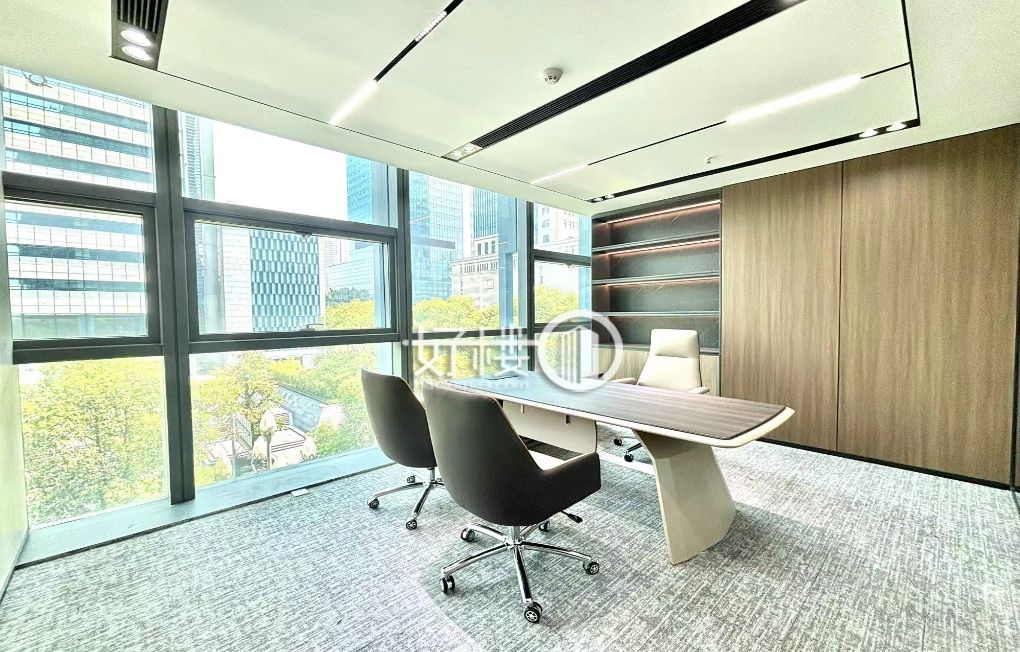 江北嘴力帆中心 地铁口全新装修一线江景拎包入住写字楼|办公室出租|租赁/租金/图片