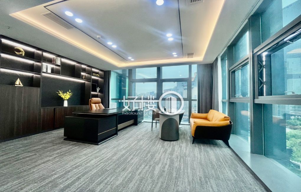 江北嘴力帆中心正对电梯口 户型方正 可定制装修写字楼|办公室出租|租赁/租金/图片