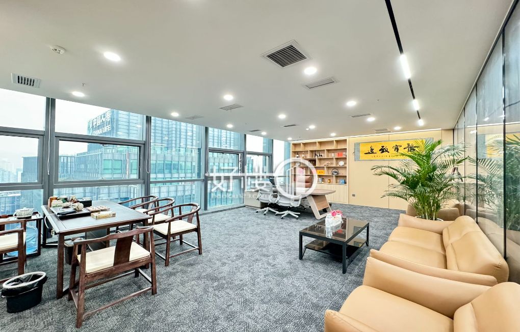 力帆中心 电梯口精装 动静分区 大办公 拎包办公m²写字楼|办公室出租|租赁/租金/图片