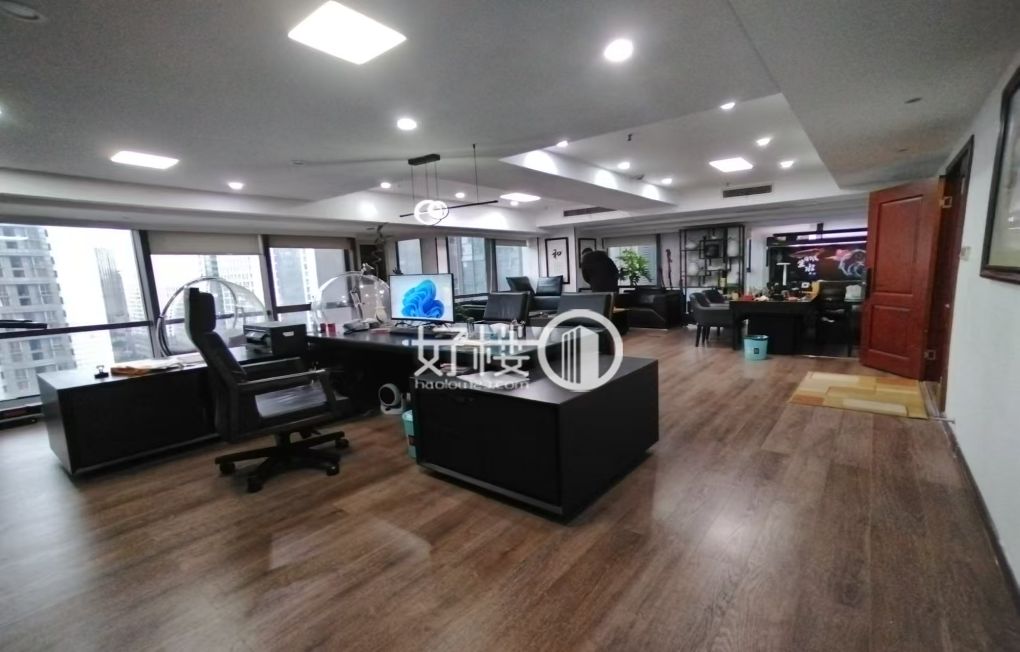 力帆时代交通方便好停车户型方正精装修带家具轻轨旁m²写字楼|办公室出租|租赁/租金/图片