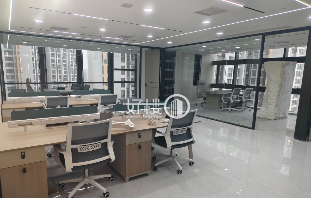 空调自控 拎包带办公家具 全玻璃幕墙m²写字楼|办公室出租|租赁/租金/图片