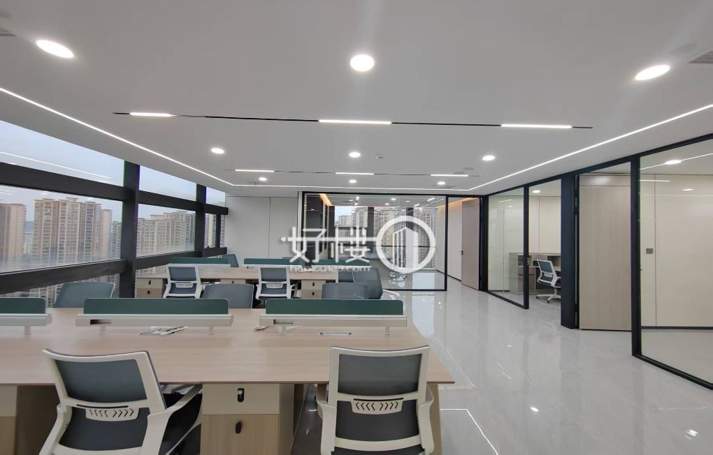 空调自控 拎包带办公家具 全玻璃幕墙写字楼|办公室出租|租赁/租金/图片