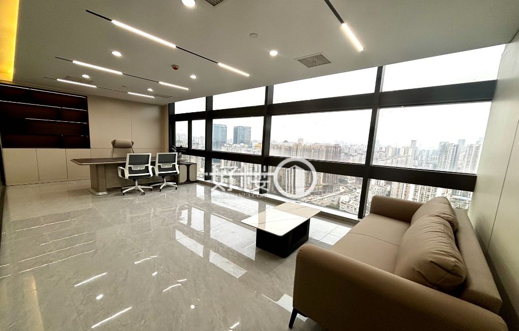 空调自控 拎包带办公家具 全玻璃幕墙写字楼|办公室出租|租赁/租金/图片