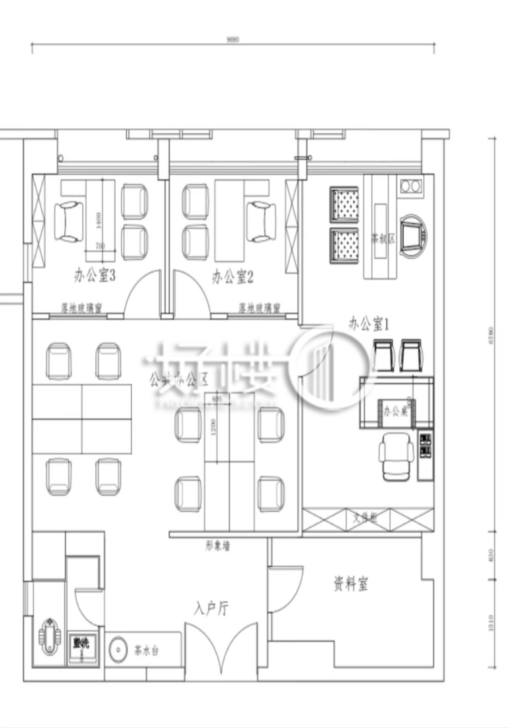 华宇·北城中央汇A区4号楼写字楼|办公室出租|租赁/租金/图片