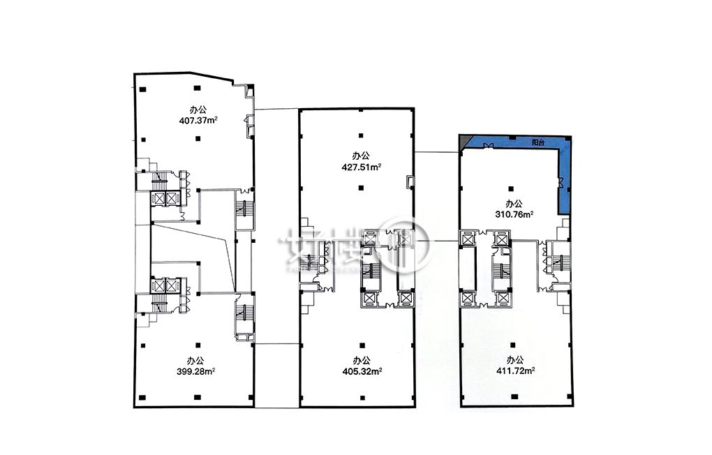 启迪协信重庆科技城6号地块3号楼3单元写字楼|办公室出售|租赁/租金/图片