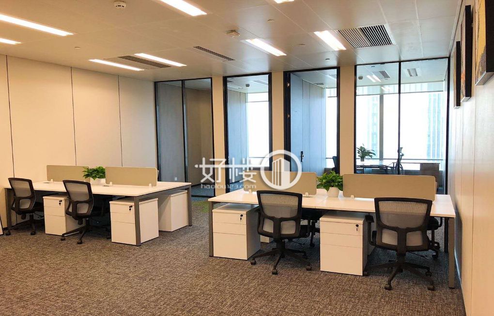 江北嘴国金中心精致小户带全套办公家具 拎包入住m²写字楼|办公室出租|租赁/租金/图片