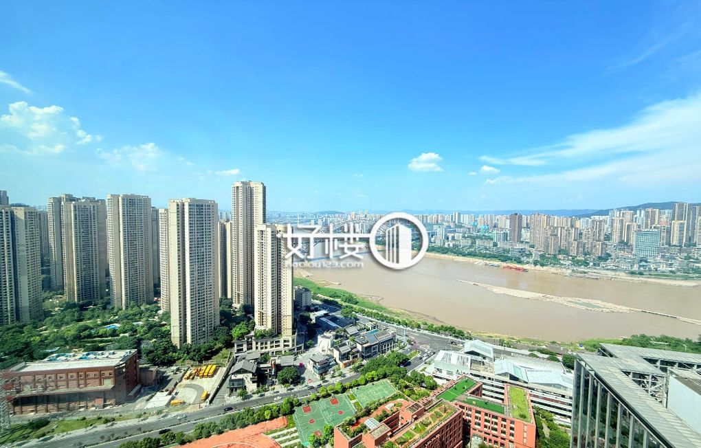 江北嘴 国金中心高区精装房正看江户型低价业主出售写字楼|办公室出租|租赁/租金/图片