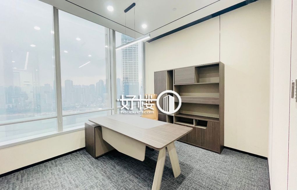 江北嘴国金中心丨交通便利丨户型方正丨拎包入住m²写字楼|办公室出租|租赁/租金/图片