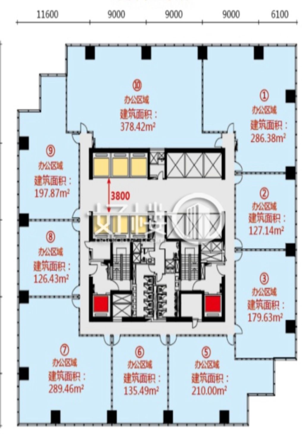 国金中心T6栋写字楼|办公室出租|租赁/租金/图片