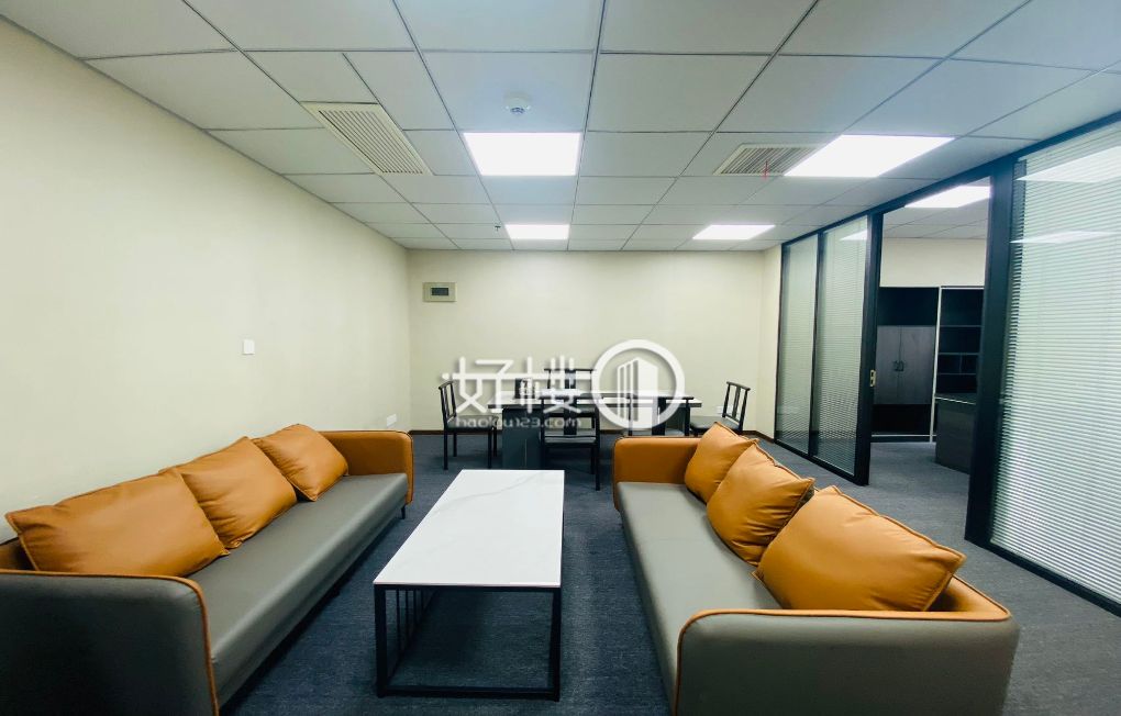 国贸中心 1加1格局 家具可以调配 拎包入住m²写字楼|办公室出租|租赁/租金/图片