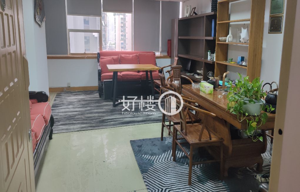 石桥铺地铁口 大西洋国际 电梯口精装带家具 急租m²写字楼|办公室出租|租赁/租金/图片