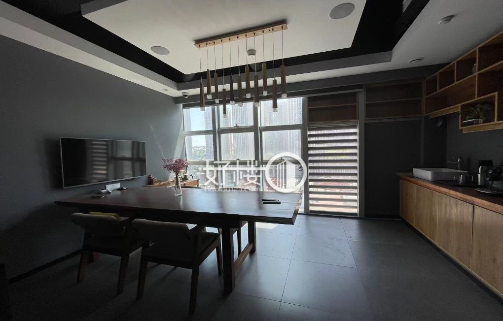 园博园精装办公室，拎包入住户型方正轻轨口好停车写字楼|办公室出租|租赁/租金/图片