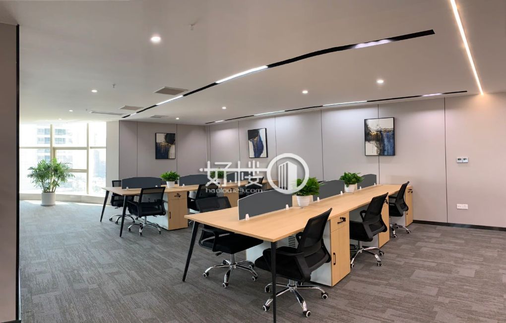 轻轨口 户型方正 光电园幸福广场 精装现场出租 写字楼|办公室出租|租赁/租金/图片