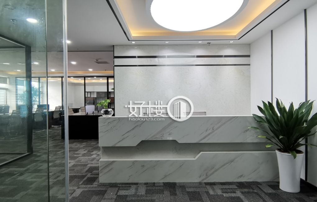 渝北轻轨站旁精装带家具两面采光出租写字楼|办公室出租|租赁/租金/图片