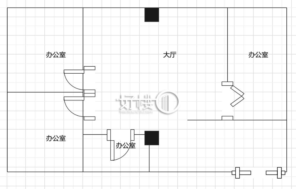 富力城倾城里1栋写字楼|办公室出租|租赁/租金/图片