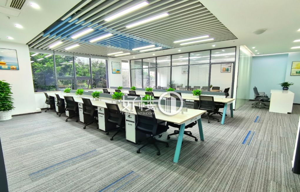 轻轨旁富港天地精装带家具出租采光通透拎包入住m²写字楼|办公室出租|租赁/租金/图片