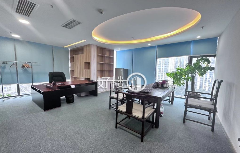 学堂湾轻轨站旁万达广场精装修带家具出租办公室写字楼|办公室出租|租赁/租金/图片