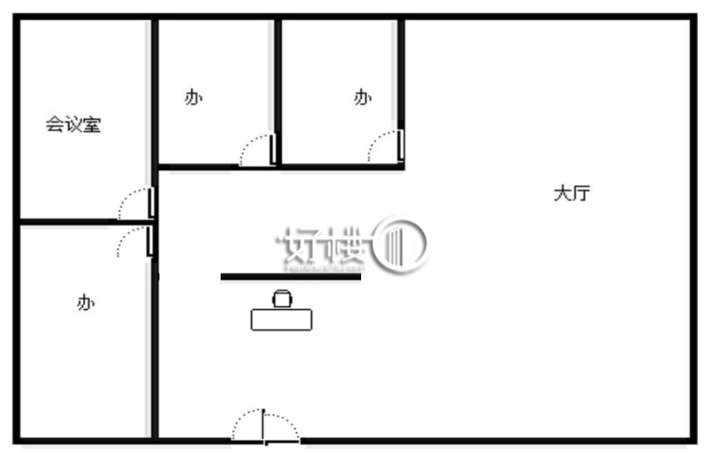 巴南万达广场万达中心B座写字楼|办公室出租|租赁/租金/图片